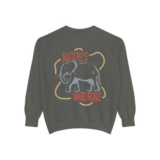 Nature's Wardrobe | Elephant Crewneck Sweatshirt